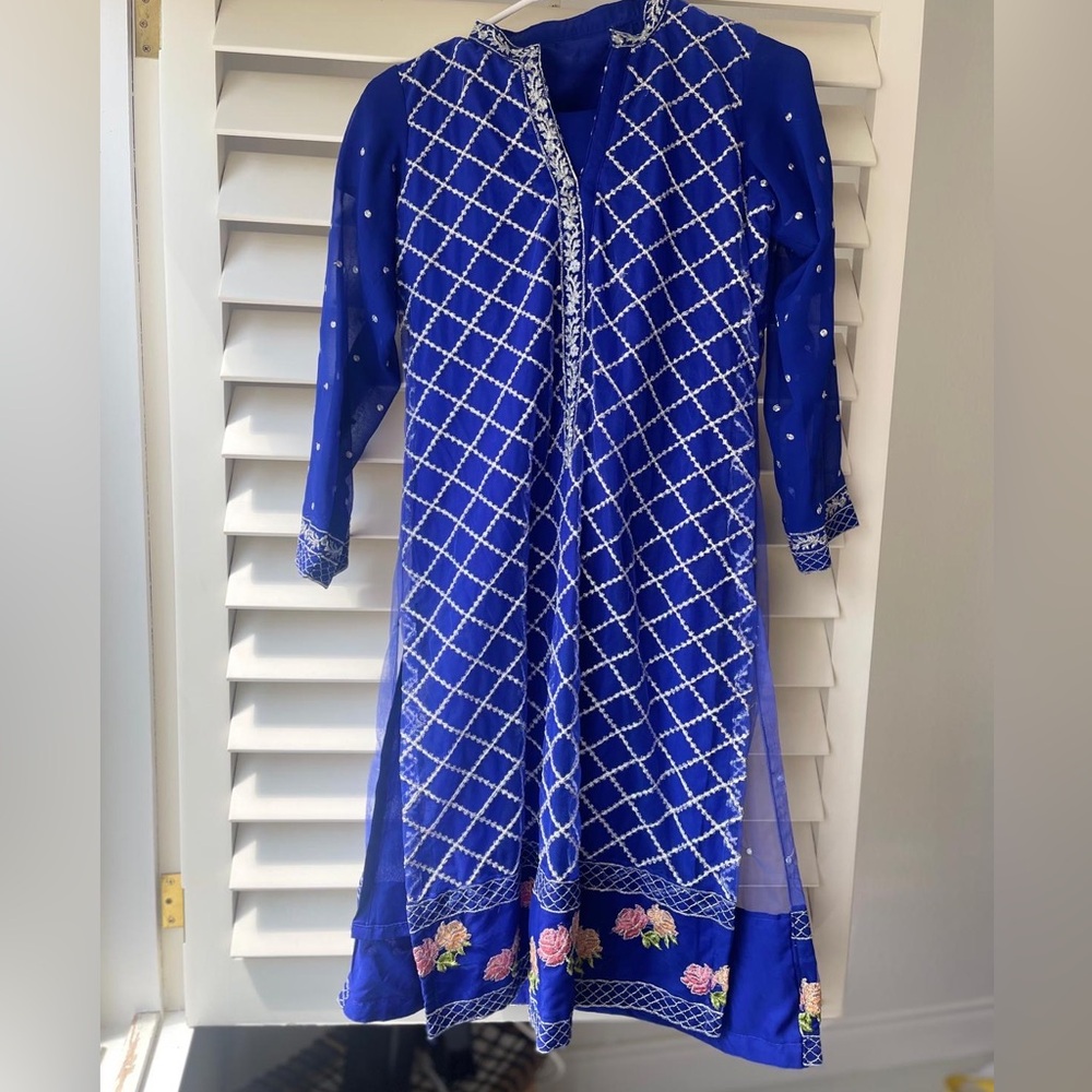 Pakistani embroidered wedding party wear
